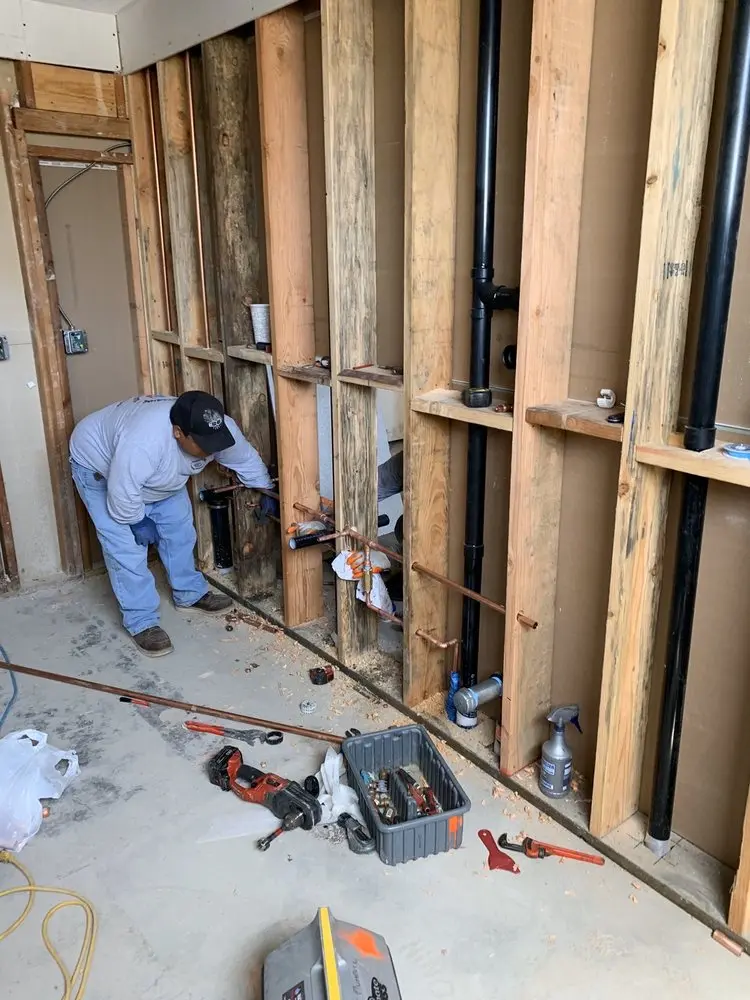 Commercial rough-in plumbing for Commercial Plumbing in South Westside